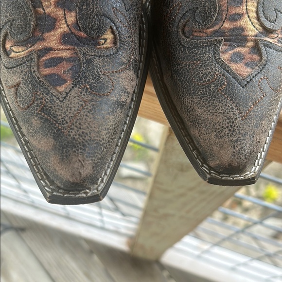 Laredo Brown Western Cowboy Boots - Picture 9 of 9